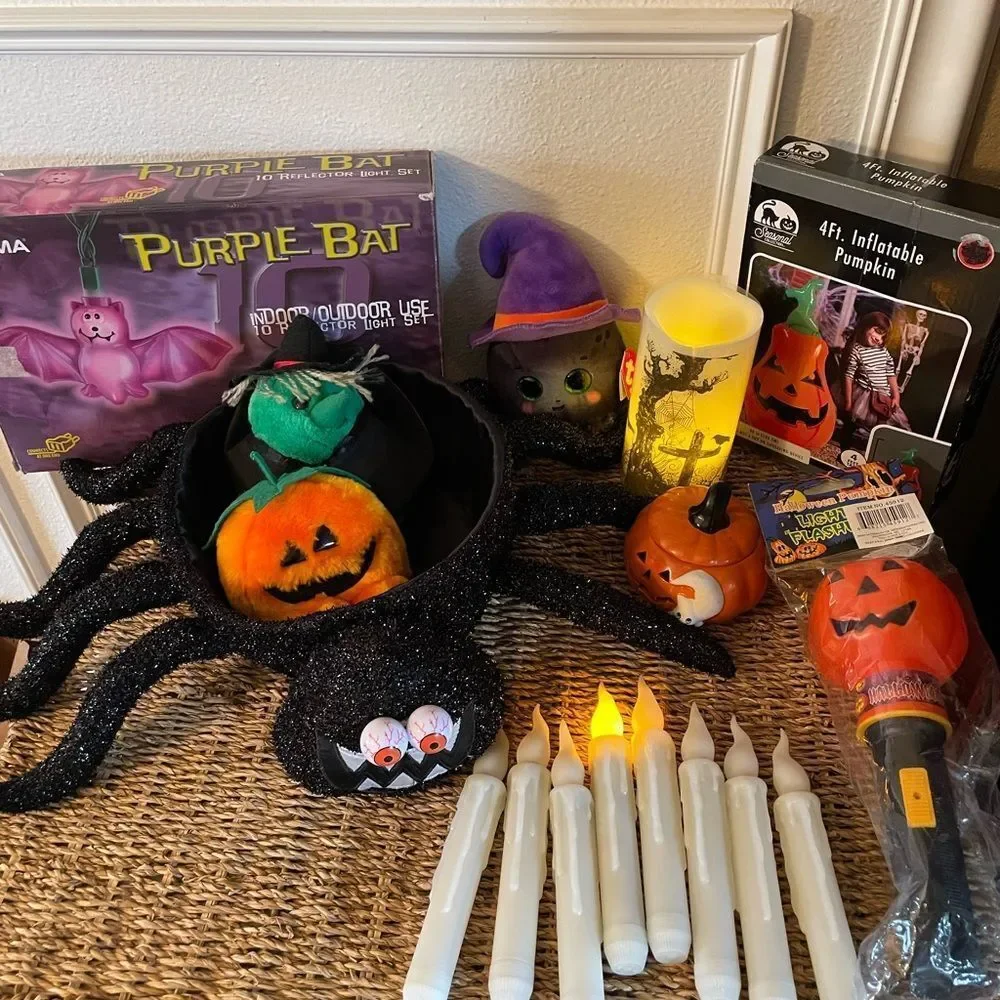 Vintage Halloween Decoration Lot